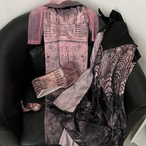 Audrey Queen of Mean Descendants 3 Girls Costume Halloween Size 4-6x